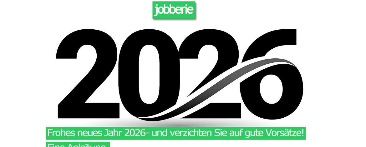 Alles Gute 2026. Vorsätze