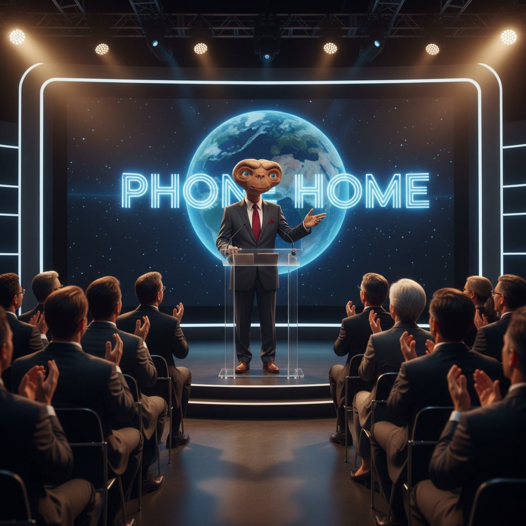 
E.T. kam 1982 in die Kinos. Sein Markenzeichen war der Satz" ET. phone home" - für Headhunter*innen und Sourcer*innen noch immer eine Wahrheit