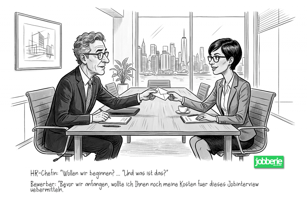 Kosten beim Vorstellungsgespräch, besser vorher abklären