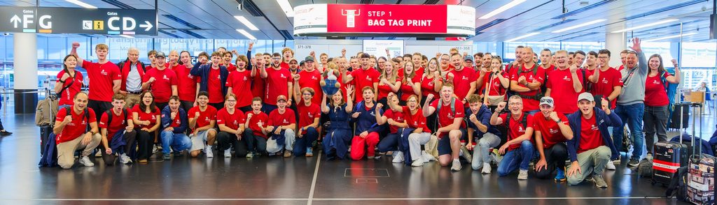Team Österreich 2026 vor dem Ablflug zu den World Skills in Shanghai. Credit: Skills Austria
